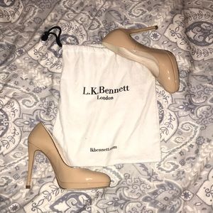 Nude L.K. Bennett heels